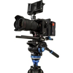 Benro Kit Trípode A2573F S6PRO | tripode video aluminio 6kg | kit tripode rotula fluida s6pro | tripode video base plana