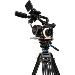 Benro Kit Trípode A2573F S6PRO | tripode video aluminio 6kg | kit tripode rotula fluida s6pro | tripode video base plana