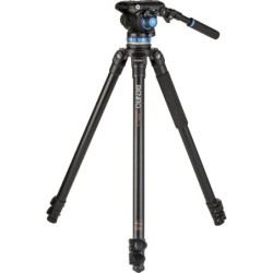 Benro Kit Trípode A373F S6PRO | tripode video magnesio aluminio | kit tripode rotula fluida s6pro | tripode video con barra pano