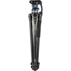 Benro Kit Trípode A373F S6PRO | tripode video magnesio aluminio | kit tripode rotula fluida s6pro | tripode video con barra pano
