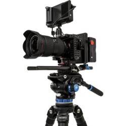 Benro Kit Trípode A373F S6PRO | tripode video magnesio aluminio | kit tripode rotula fluida s6pro | tripode video con barra pano