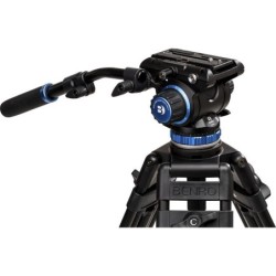 Benro Kit Trípode A373F S6PRO | tripode video magnesio aluminio | kit tripode rotula fluida s6pro | tripode video con barra pano