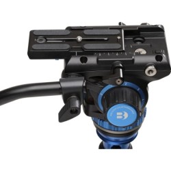 Benro Kit Trípode A373F S6PRO | tripode video magnesio aluminio | kit tripode rotula fluida s6pro | tripode video con barra pano