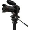 Benro Kit Monopié A48FD S4PRO | monopie de video con base | kit monopie rotula fluida s4pro | monopie plegable para viaje