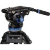 Benro Kit Trípode A673TM S8PRO | tripode video doble tubo | kit tripode rotula s8pro carga 8kg | tripode video base plana 75mm