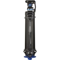 Benro Kit Trípode A673TM S8PRO | tripode video doble tubo | kit tripode rotula s8pro carga 8kg | tripode video base plana 75mm