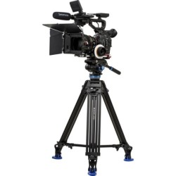 Benro Kit Trípode A673TM S8PRO | tripode video doble tubo | kit tripode rotula s8pro carga 8kg | tripode video base plana 75mm