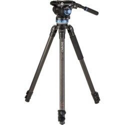Benro Kit Trípode Carbono C373F S8PRO | tripode carbono video ligero | kit tripode rotula s8pro carbono | tripode video carga 8k