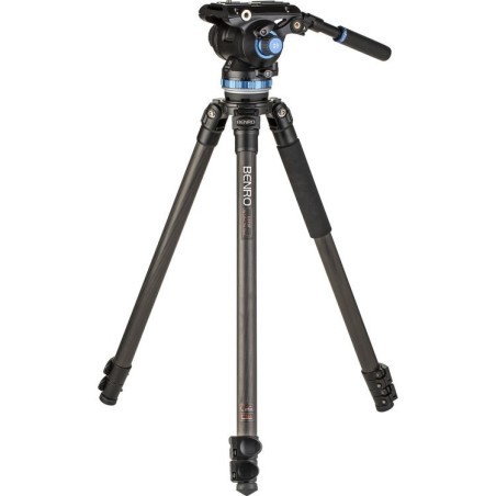 Benro Kit Trípode Carbono C373F S8PRO | tripode carbono video ligero | kit tripode rotula s8pro carbono | tripode video carga 8k