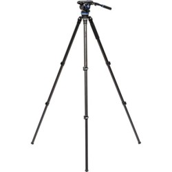 Benro Kit Trípode Carbono C373F S8PRO | tripode carbono video ligero | kit tripode rotula s8pro carbono | tripode video carga 8k