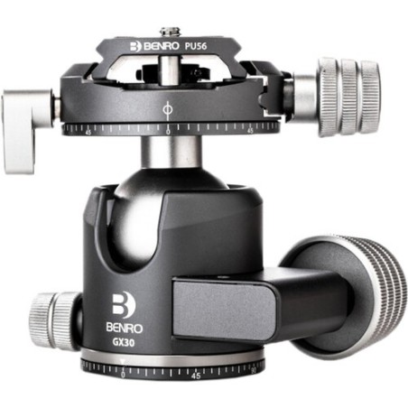 Benro Rótula GX30 | rotula de bola bajo perfil 30kg | rotula arca swiss doble panoramica | rotula bola gran carga trípode