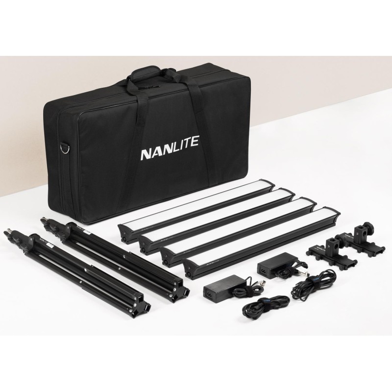 Compra Nanlite LG-E60 Luz LED Estudio X4 Kit | Set de Iluminación Profesional para Estudio