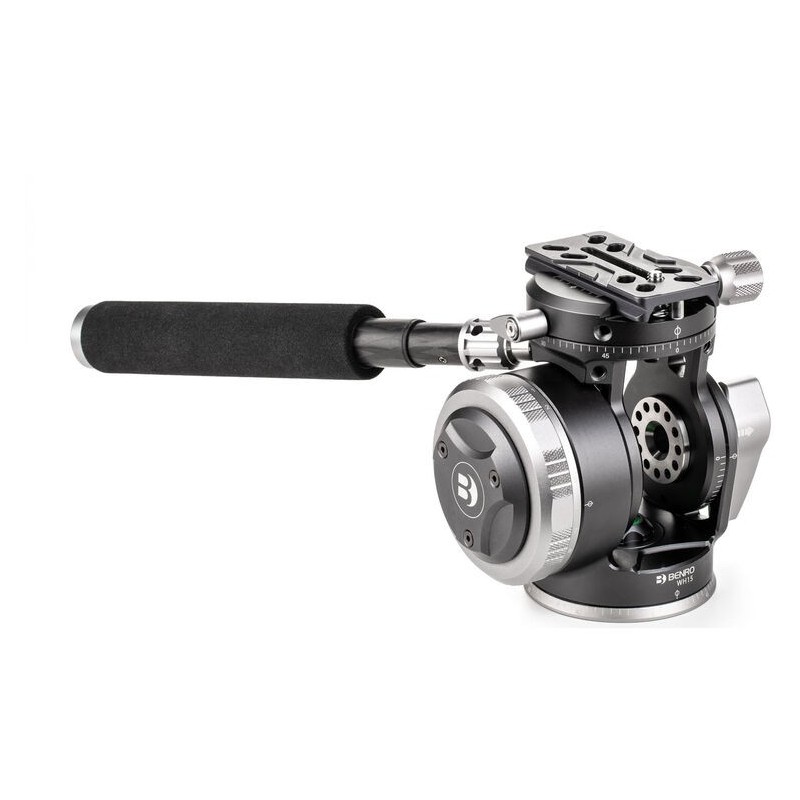 Benro WH15 Rótula Wildlife | rotula gimbal teleobjetivos | cabezal para fauna y aves | rotula fotografia deportiva pesada