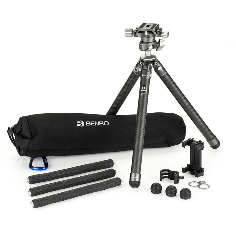 Benro TablePod Flex FS20 | mini tripode flexible carbono | tripode de mesa con rotula fs20 | tripode portatil para camara y movi