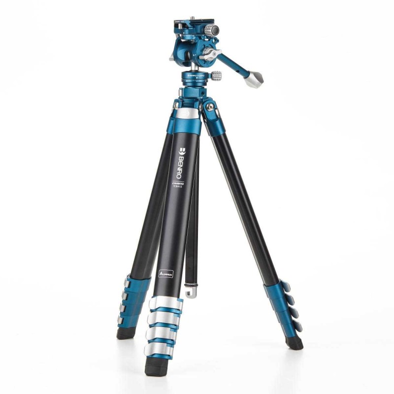 Benro CyanBird Aluminio FS20PRO | tripode viaje aluminio | tripode rotula hibrida | tripode plegable foto y video