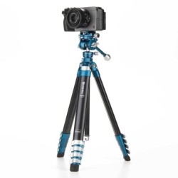 Benro CyanBird Aluminio FS20PRO | tripode viaje aluminio | tripode rotula hibrida | tripode plegable foto y video