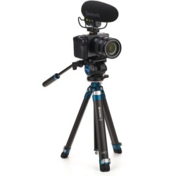 Benro TableBird TCB12 | tripode de mesa carbono oficina | tripode mini videollamadas | tripode compacto sin cabezal