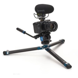 Benro TableBird TCB12 | tripode de mesa carbono oficina | tripode mini videollamadas | tripode compacto sin cabezal