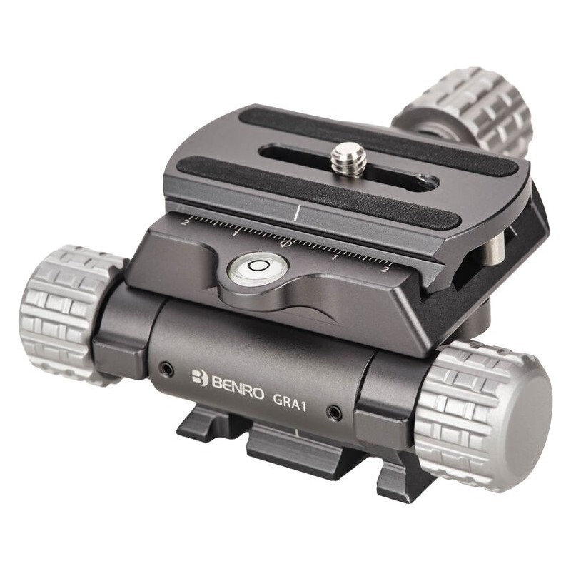 Benro Adaptador GRA1 | adaptador rotacion geared precision | accesorio microajuste rotula bola | adaptador panoramica de precisi