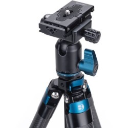 Benro BlackBird Carbono N00P | tripode carbono negro viaje | kit tripode rotula n00p camara movil | tripode plegable creadores