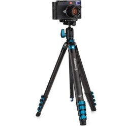 Benro BlackBird Carbono N00P | tripode carbono negro viaje | kit tripode rotula n00p camara movil | tripode plegable creadores