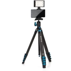 Benro BlackBird Carbono N00P | tripode carbono negro viaje | kit tripode rotula n00p camara movil | tripode plegable creadores