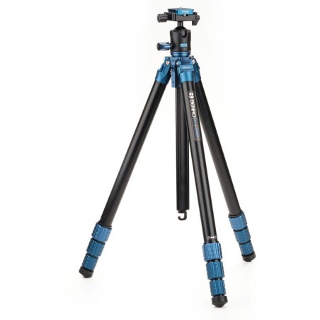 Benro SuperSlim 1.5 H0P | tripode superslim perfil delgado | kit tripode rotula bola compacta | tripode columna dividida angulo 