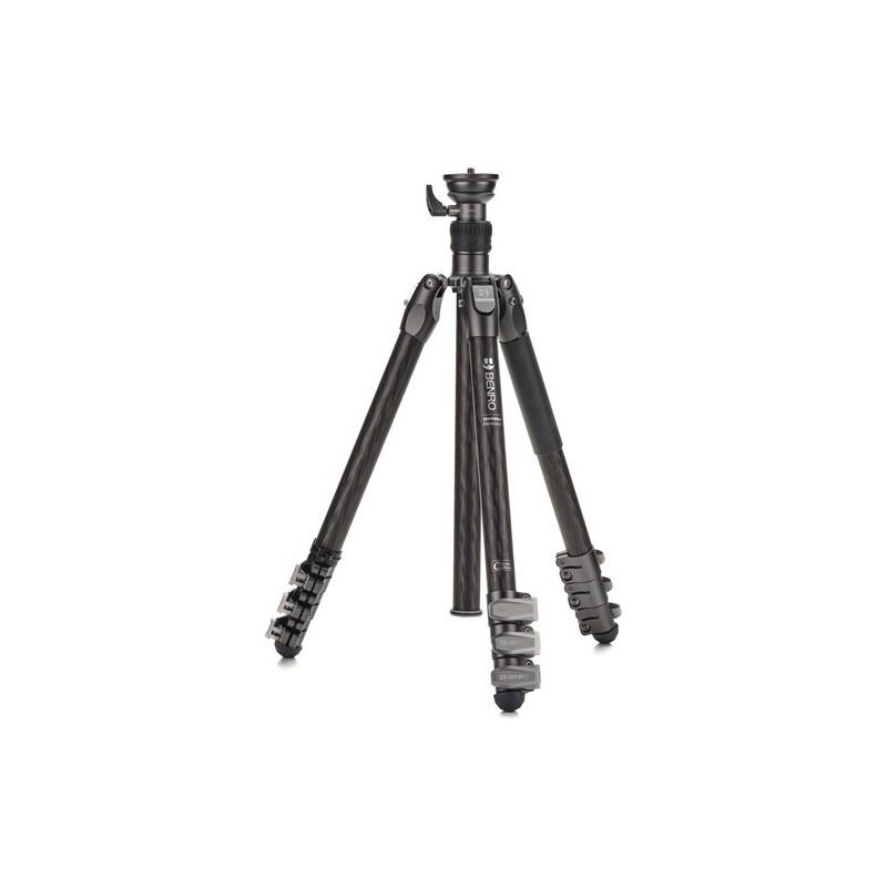 Benro Rhino Carbono Serie 3 | tripode carbono alta carga | kit tripode convertible monopie | tripode reversible viaje profesiona