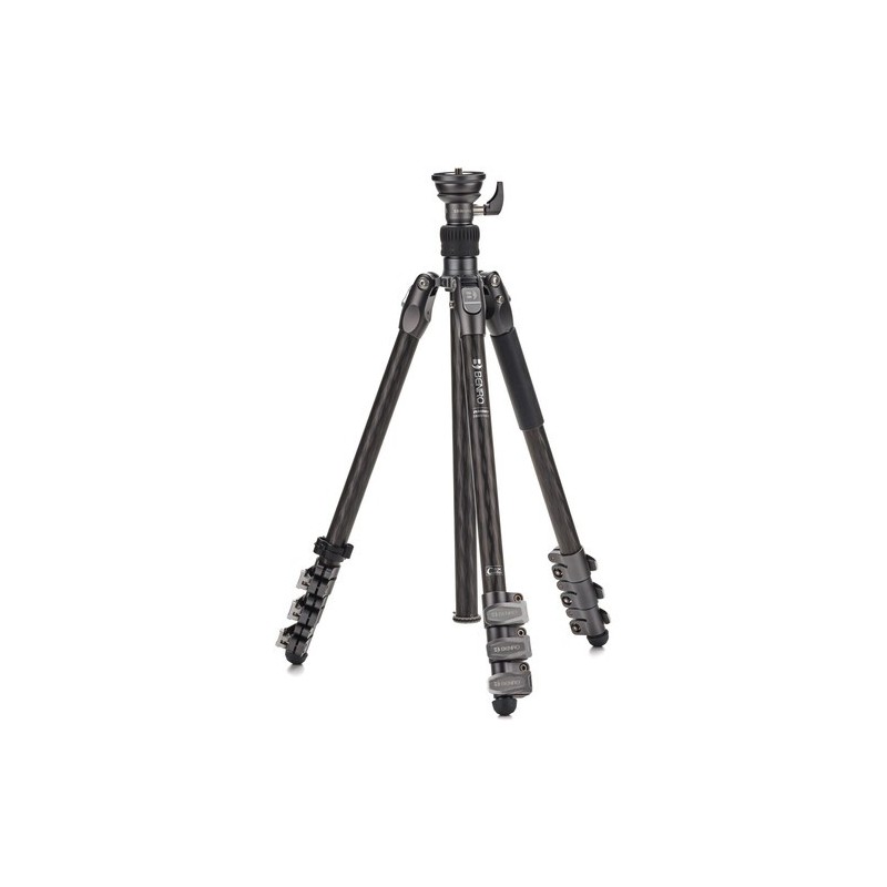Benro Rhino Carbono Serie 1 | tripode carbono ligero viaje | kit tripode convertible compacto | tripode arana aluminio patas aju