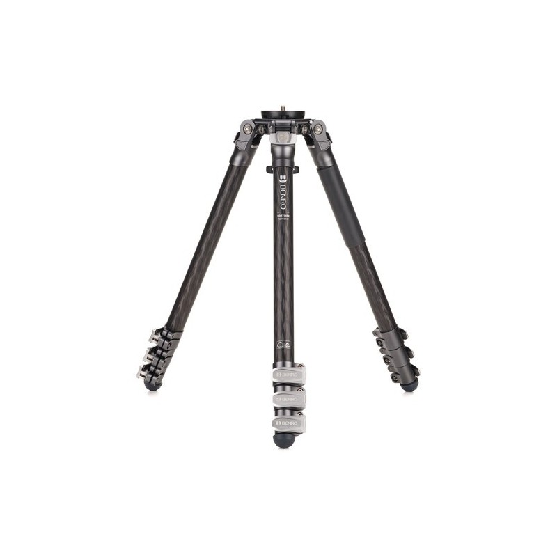 Benro Mammoth Carbono Serie 3 | tripode carbono bol 75mm | kit tripode video profesional pesado | tripode compatible cabezales p