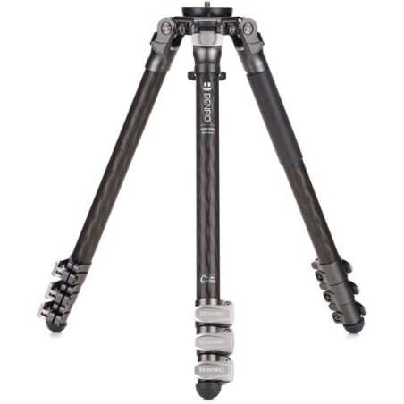 Benro Mammoth Carbono Serie 3 | tripode carbono bol 75mm | kit tripode video profesional pesado | tripode compatible cabezales p