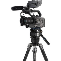 Benro Mammoth Carbono Serie 3 | tripode carbono bol 75mm | kit tripode video profesional pesado | tripode compatible cabezales p