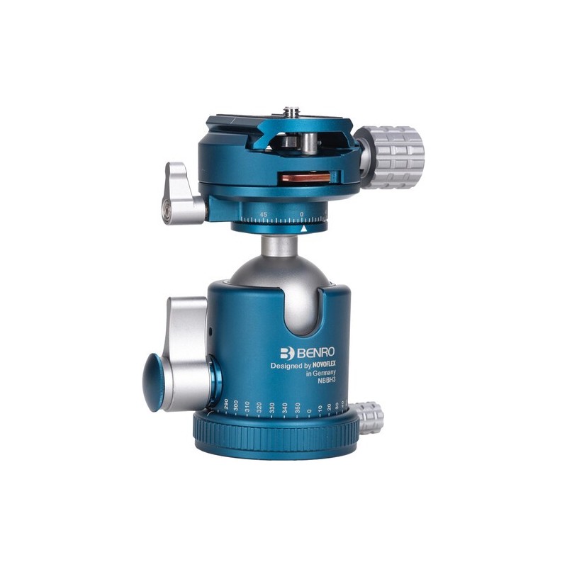 Benro Novoflex NBBH3 | rotula bola doble panoramica | cabezal 66 libras precision alemana | rotula arca swiss seguridad tope