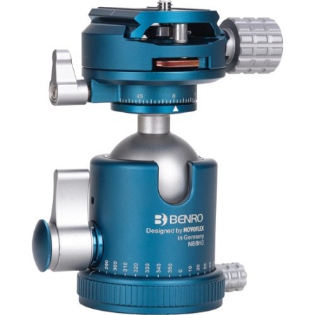 Benro Novoflex NBBH3 | rotula bola doble panoramica | cabezal 66 libras precision alemana | rotula arca swiss seguridad tope