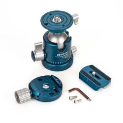 Benro Novoflex NBBH3 | rotula bola doble panoramica | cabezal 66 libras precision alemana | rotula arca swiss seguridad tope