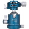 Benro Novoflex NBBH4 | rotula bola doble panoramica compacta | cabezal precision aleman ajustable | rotula tope pull twist arca