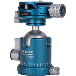 Benro Novoflex NBBH4 | rotula bola doble panoramica compacta | cabezal precision aleman ajustable | rotula tope pull twist arca