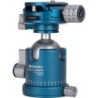 Benro Novoflex NBBH4 | rotula bola doble panoramica compacta | cabezal precision aleman ajustable | rotula tope pull twist arca