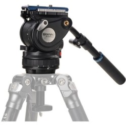 Benro BV6HPLUS Rótula 75mm | cabezal video base 75mm | rotula contrapeso 8 pasos video | rotula placa dual 501 arca