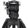 Benro BV6HPLUS Rótula 75mm | cabezal video base 75mm | rotula contrapeso 8 pasos video | rotula placa dual 501 arca