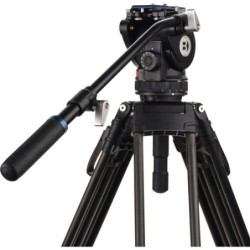 Benro BV6HPLUS Rótula 75mm | cabezal video base 75mm | rotula contrapeso 8 pasos video | rotula placa dual 501 arca