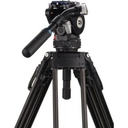 Benro BV6HPLUS Rótula 75mm | cabezal video base 75mm | rotula contrapeso 8 pasos video | rotula placa dual 501 arca