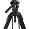 Benro BV6HPLUS Rótula 75mm | cabezal video base 75mm | rotula contrapeso 8 pasos video | rotula placa dual 501 arca