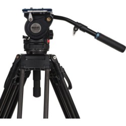 Benro BV6HPLUS Rótula 75mm | cabezal video base 75mm | rotula contrapeso 8 pasos video | rotula placa dual 501 arca