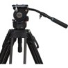Benro BV6HPLUS Rótula 75mm | cabezal video base 75mm | rotula contrapeso 8 pasos video | rotula placa dual 501 arca