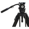 Benro BV6HPLUS Rótula 75mm | cabezal video base 75mm | rotula contrapeso 8 pasos video | rotula placa dual 501 arca
