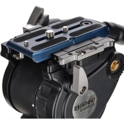 Benro BV6HPLUS Rótula 75mm | cabezal video base 75mm | rotula contrapeso 8 pasos video | rotula placa dual 501 arca