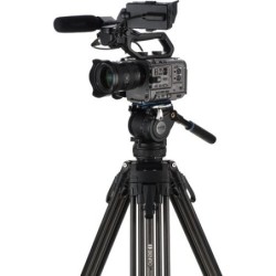 Benro BV6HPLUS Rótula 75mm | cabezal video base 75mm | rotula contrapeso 8 pasos video | rotula placa dual 501 arca