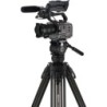 Benro BV6HPLUS Rótula 75mm | cabezal video base 75mm | rotula contrapeso 8 pasos video | rotula placa dual 501 arca