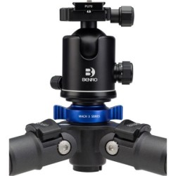 Benro Mach3 Carbono Serie 3 | tripode carbono 9 capas ligero | kit tripode columna corta incluida | tripode carga 35 libras prof